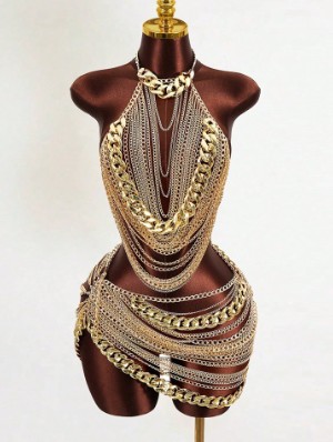 Multi-layered Metal Chain Body Chain Sets