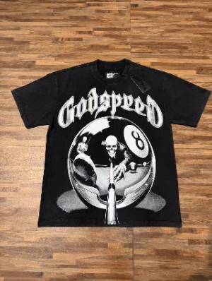 Vintage Horror Skull Printed Loose Tee