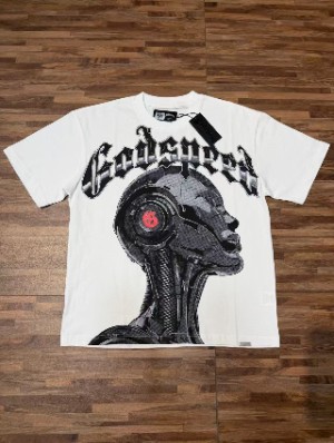 Abstract Printed Crewneck Loose Tee