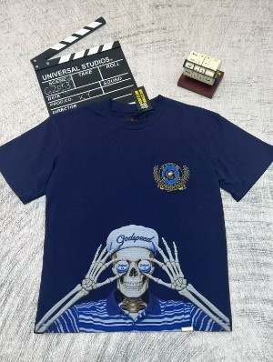 Distressed Chest Pocket Vintage Loose Tee