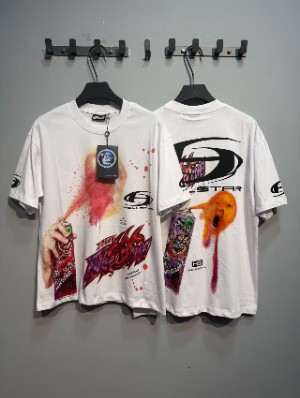 Abstract Horror Printed Loose Tee