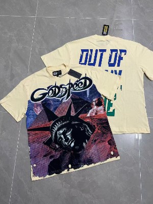 Letter Abstract Printed Loose Vintage Tee