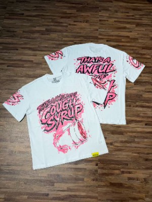 Abstract Printed Loose Streetwear Tee