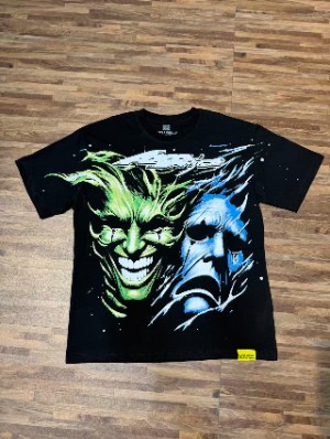 Horror Grimace Printed Streetwear Loose Tee