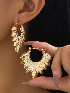 Geometric Pattern Casual Alloy Earrings