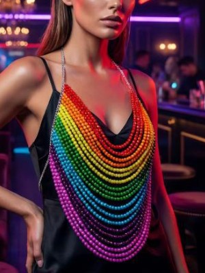 Halter Rainbow Body Chain