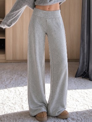 Low Rise Loose Straight Leg Casual Pants