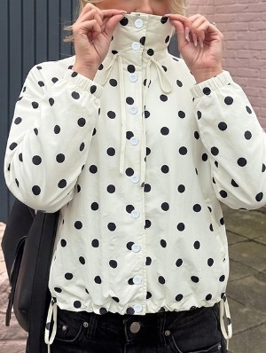 Stand Collar Long Sleeve Terylene Coats