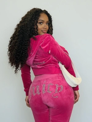 Solid Color Hooded Fitted Trouser Sets