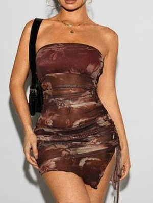 Patchwork Pullover High Rise Sleeveless Dresses