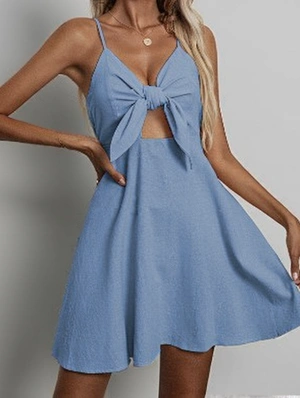 Bow Mid-rise Fitted Sleeveless Dresses
