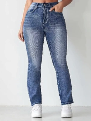 Colorblock Denim High Rise Jeans
