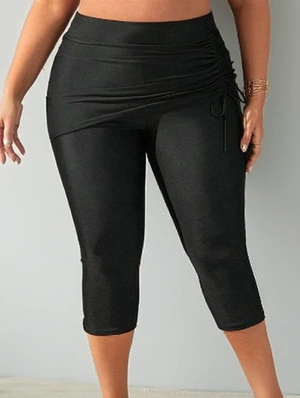 Solid Color High Rise Bodycon Bikinis