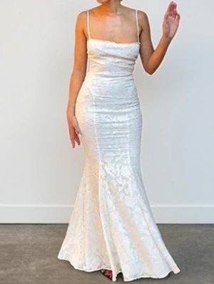 Jacquard Weave Tie-wrap Backless Maxi Dresses