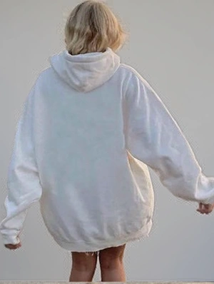 Plain Color Loose Kangaroo Pocket Hoodies