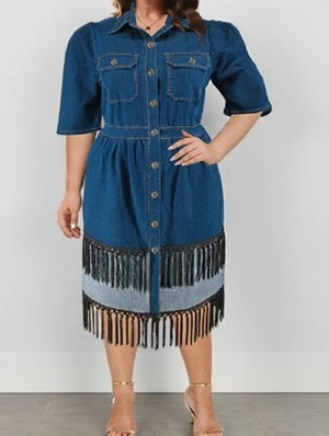 Short Sleeve Cotton High Rise Short Sleeve Dress