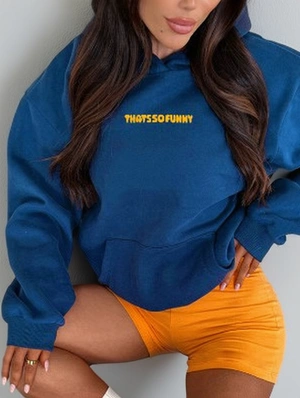 Letter Loose Long Sleeve Hoodies 