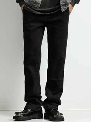 Flare Washed Slit Pocket Men's Jeans