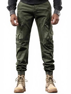 Patchwork Straight Men's Cargo Pant 