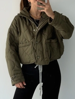 Modernist Pure Color Quilted Winter Coats
