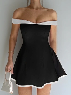 Strapless Off Shoulder Strapless Sleeveless Mini Dress