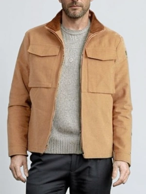 Solid Long Sleeve Lapel Pocket Jackets