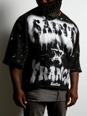 Letter Printed Loose Streetwear Tee
