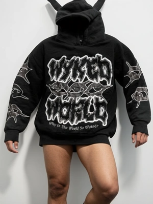 Casual Pattern Printed Long Sleeve Men Hoodies