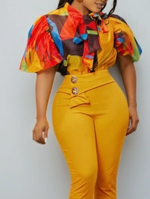 Luxurious Pullover Tie-wrap Round Neck Blouses