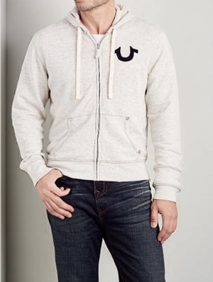 Letter Print Kangaroo Pocket Zipper Hoodies