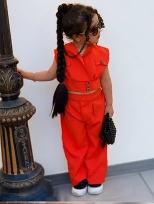 Solid Sleeveless Cropped Girl Clothing Sets