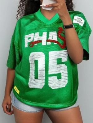 Dragon Letter Number Printed V Neck Jerseys