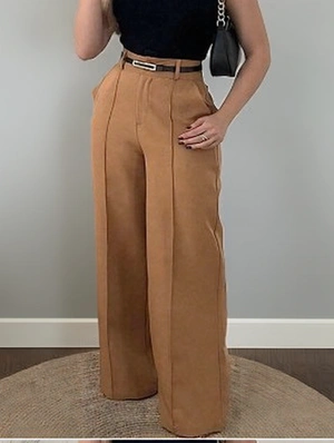 Plain Color Loose Straight Casual Pants