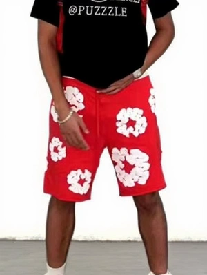Casual Flower Printed Men Short Pants