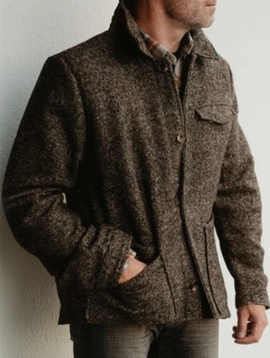 Plain Color Lapel Single Breasted Long Sleeve Pocket Coats