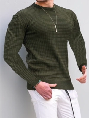 Plaid Pullover Business Tee