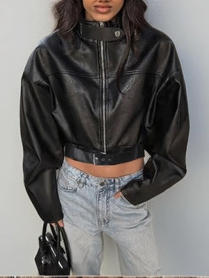 Rivet Texture Peacoat Jackets