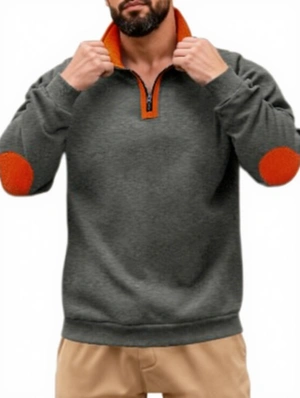 Pullover Zipper Hoodies Sweatshirt