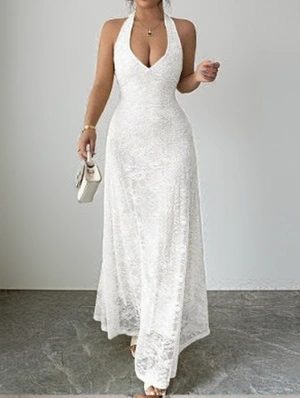Flower  Lace Sleeveless Dress