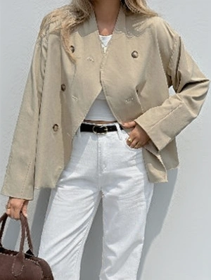 Patchwork Solid Color Fitted Coats