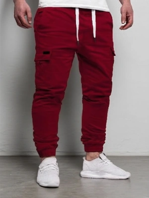 Drawstring Plain Color Athleisure Long Pant