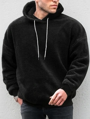 Polar Fleece Drawstring Long Sleeve Hoodies