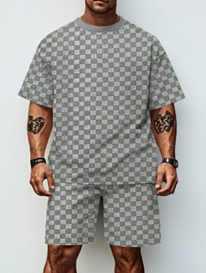Jacquard Weave  Leisure Short Sets
