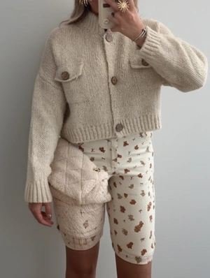 Crochet Cardigan Buckle Coats