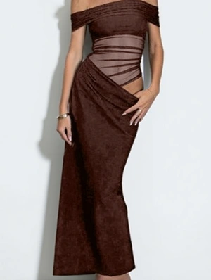 Backless Zipper Sleeveless Dress