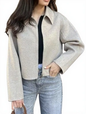 Frayed Cardigan Long Sleeve Jackets