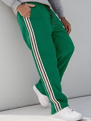 Drawstring  Straight Long Pant Cropped