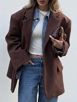 OL Lapel Long Sleeve Blazers