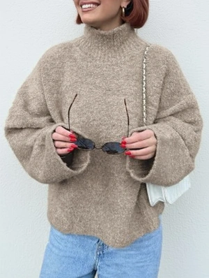 Pullover Baggy Long Sleeve  Sweater