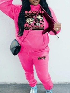 Dollar Ankle-tied Long Sleeve Pant Sets